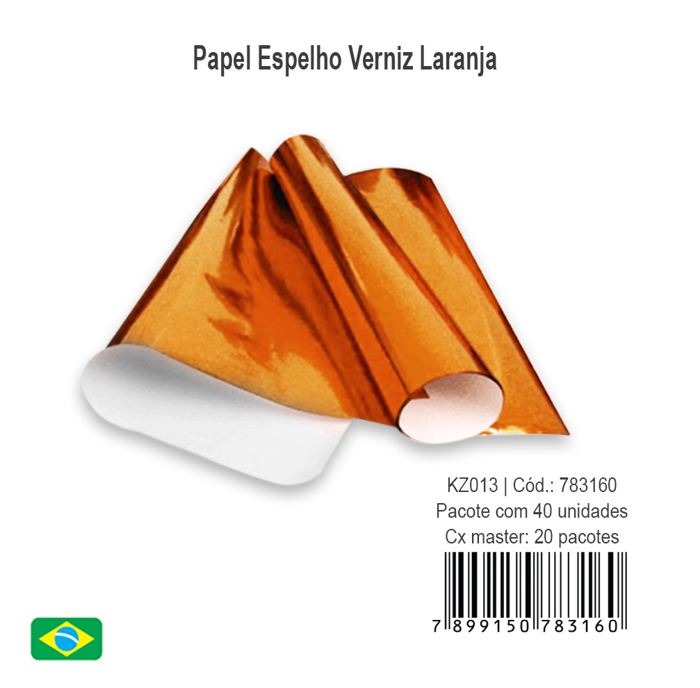 Papel Espelho Cat Logo Kaz